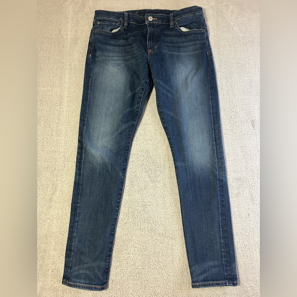 Denim & Supply Ralph Lauren skinny jeans women’s 32x28 blue whisker faded denim